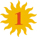 Logo de VRT-TV1 du 1er septembre 1997 au 20 janvier 2005.