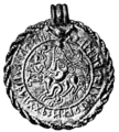 Bractéate représentant Odin.