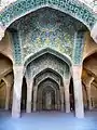 Plafond de la porte du Shabestan.