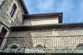 Haut du mur sud