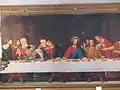 Peinture au pied de l'autel