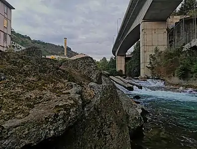 devant l'ancienne usine Proplan (autrefois usine Vaganay)