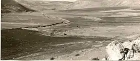 Vallée de l'oued Mellah, Maroc, lit majeur, en amont du barrage (région de Casablanca).