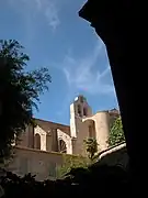 Église vue depuis le cloître.