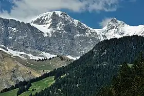 Vue depuis le sud.