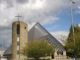 Vue d'ensemble de l'église.