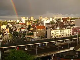 Photo des quais de la gare vus en surplomb