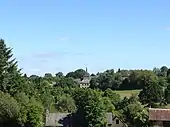 Vue globale d'un village