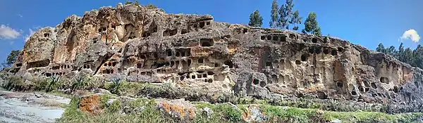 Les Ventanillas de Otuzco près de Cajamarca.