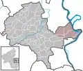 Situation de la Commune fusionnée d'Eich