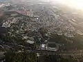 Vue aérienne de Vergèze.