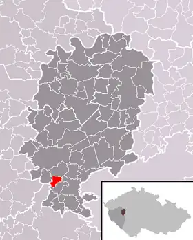 Localisation de Veselá