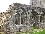 Vestiges de la salle capitulaire.