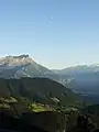 Vue depuis Veyges (village de Huémoz).