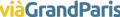 Logo de ViàGrandParis du 29 septembre 2017 au 20 mars 2021.