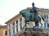 Statue équestre à Naples