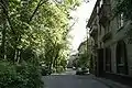 une cour arrière