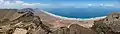 Vue de la côte depuis le pic de la Zarza.