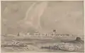 View of Wreck Reef Bank Taken at Low Water: Terra Australis, 1803