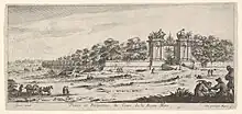 Veuës et Perspective du Cours de la Reyne Mère (1645), Claude Goyrand, Metropolitan museum of Art