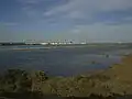 Santa Luzia vue de l'île de Tavira