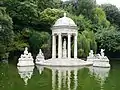 Temple de Diane de la villa Durazzo-Pallavicini à Gênes (XIXe siècle)