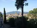 Panorama depuis la villa.