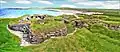 Village néolithique de Skara Brae dans les îles Orcades en Écosse.