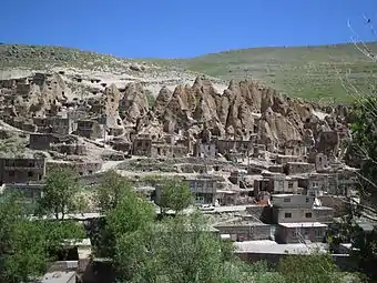 Village troglodytique de Kandovan, en Iran