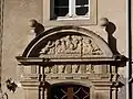 Fronton du portail de l'abbatiale