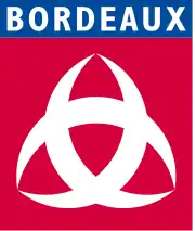 Logotype de la ville de Bordeaux, qui reprend le chiffre avec les croissants de lune.