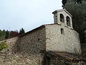 Angle Nord-Ouest de l'église Saint-Sylvestre