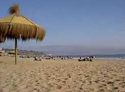 La grande plage de Reñaca.