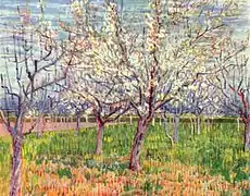 Verger fleurissant, 188864,5 × 80,5 cmMusée Van Gogh