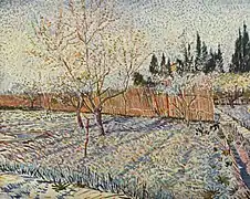 Verger avec cyprès (en), Vincent van Gogh