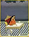 Vipralabdha Nayika. Jaipur, v. 1800, British Museum