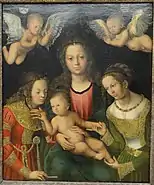 Madone avec saintes1512, Copenhague