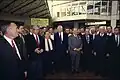 Charles Béraudier et Raymond Barre à Eurexpo en 1988