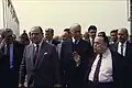 Charles Béraudier et Raymond Barre à Eurexpo en 1988