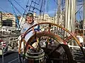 Andi Manser, capitaine du Stad Amsterdam, Marseille octobre 2018