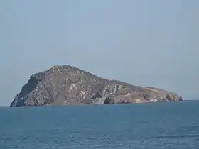Vue de l'île du Congrès du cap de l'Eau