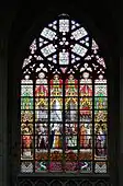 Nef de la cathédrale : un des vitraux de Jean-Baptiste Capronnier (XIXe siècle).
