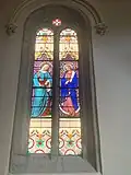 Vitrail sainte Anne et sainte Marie (chapelle de la Vierge).