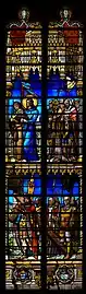 Vitrail de la chapelle Sainte-Croix.