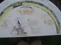 Panorama vu de l'église.
