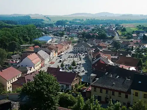 Vue du centre-ville.