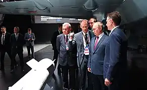 Visite de Vladimir Poutine, chef de l'État russe.