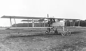 Vue de l'avion.
