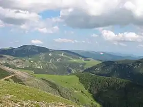 Vue du Vranica.