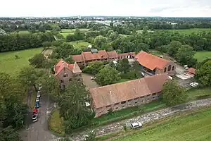 Vue aérienne de la Ferme Bussierre